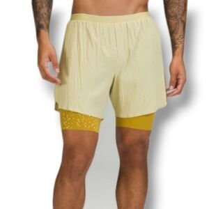 Lululemon Mens Surge Lined Short 6" Special Edition, Size Large, EUC